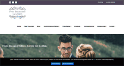 Desktop Screenshot of freie-trauungszeremonie.com
